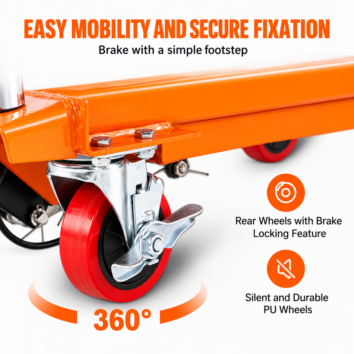 TREOZEN™ Heavy-Duty Hydraulic Scissor Lift Table