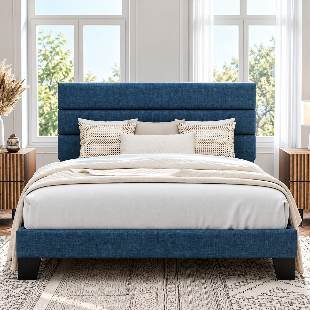 TREOZEN™ Hydraulic Lift-Up Storage Bed