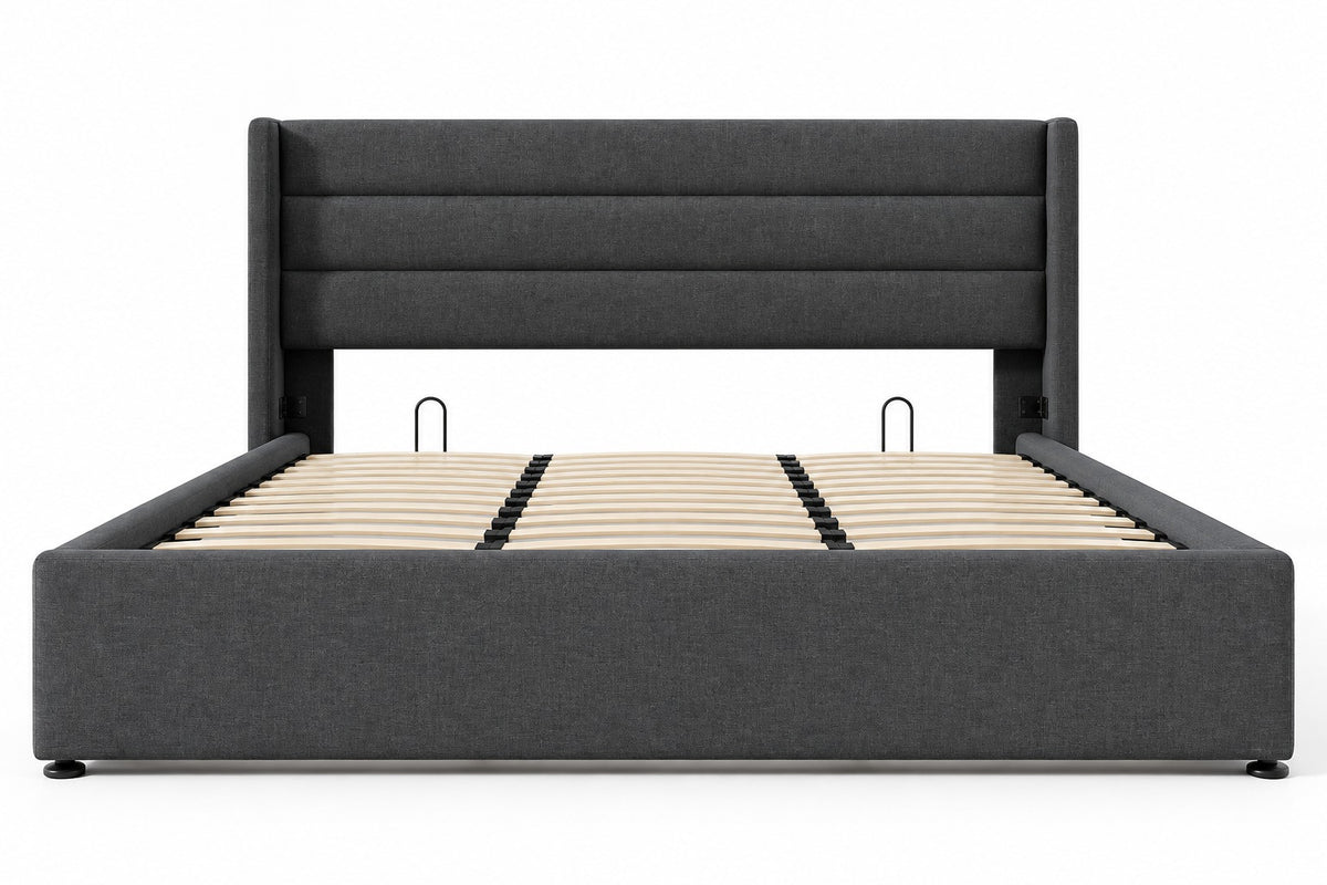TREOZEN™ Hydraulic Lift-Up Storage Bed
